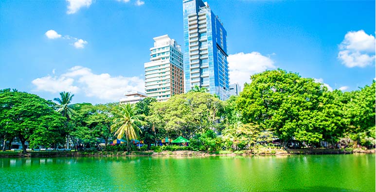 around the Lumpini Park